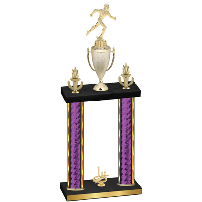 Double Purple Glacier First Place Running Trophy