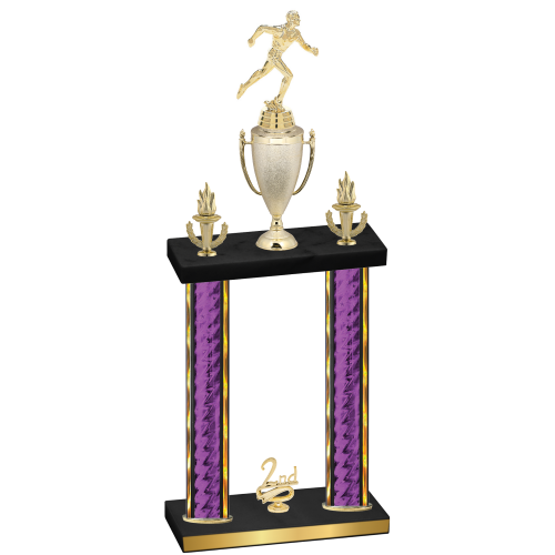 Double Purple Glacier Second Place Running Trophy