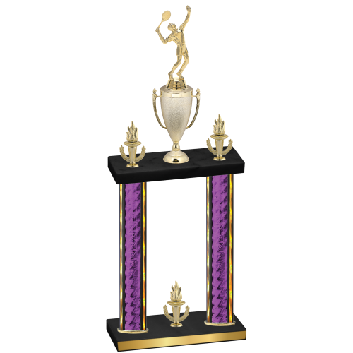 Double Purple Glacier Victory Tennis Trophy