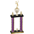 Double Purple Glacier Year Tennis Trophy