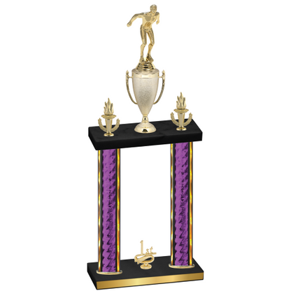 Double Purple Glacier First Place Swimming Trophy