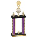 Double Purple Glacier Year Insert Trophy