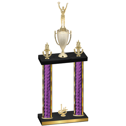 Double Purple Glacier First Place Victory Trophy