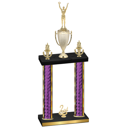 Double Purple Glacier Second Place Victory Trophy