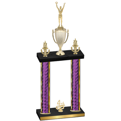 Double Purple Glacier Fourth Place Victory Trophy