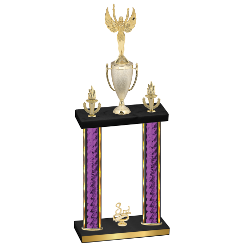 Double Purple Glacier Third Place Victory Trophy