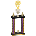 Double Purple Glacier Year Pickleball Trophy