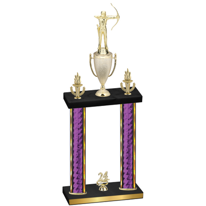Double Purple Glacier Year Archery Trophy