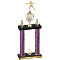 Double Purple Glacier Second Place Skater Trophy