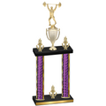 Double Purple Glacier Victory Weights Trophy