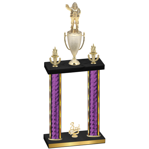 Double Purple Glacier Third Place Holiday Trophy