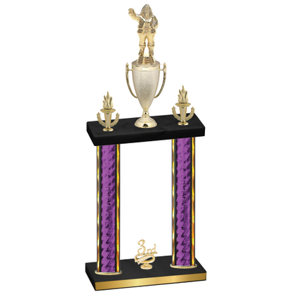 Double Purple Glacier Third Place Holiday Trophy