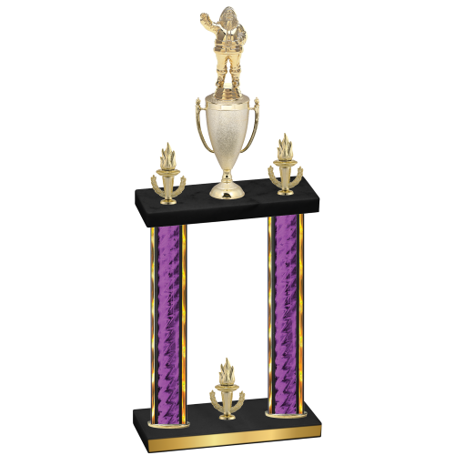 Double Purple Glacier Victory Holiday Trophy