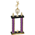 Double Purple Glacier First Place Majorette Trophy