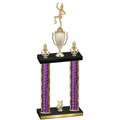 Double Purple Glacier Year Majorette Trophy
