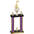 Double Purple Glacier Victory Golf Trophy