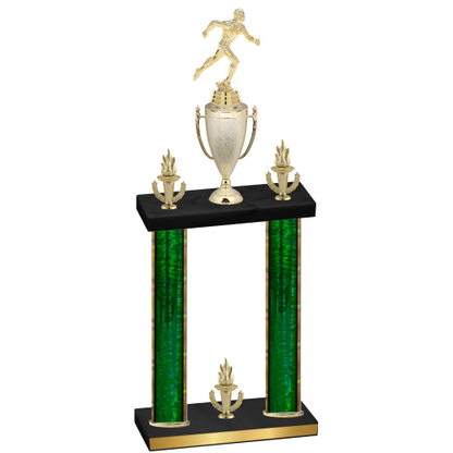 Double Green Glacier Victory Running Trophy