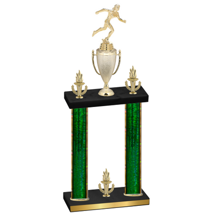 Double Green Glacier Victory Running Trophy