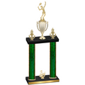 Double Green Glacier Third Place Tennis Trophy