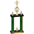 Double Green Glacier Victory Wrestling Trophy