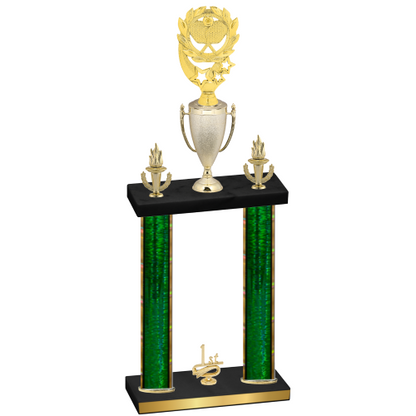 Double Green Glacier First Place Pickleball Trophy