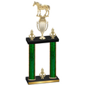 Double Green Glacier Victory Horses Trophy