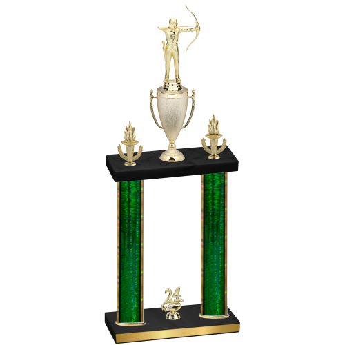 Double Green Glacier Year Archery Trophy