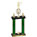 Double Green Glacier Third Place Archery Trophy
