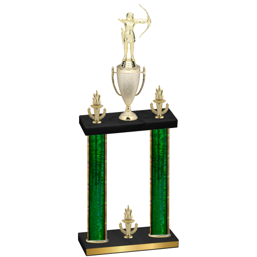 Double Green Glacier Victory Archery Trophy