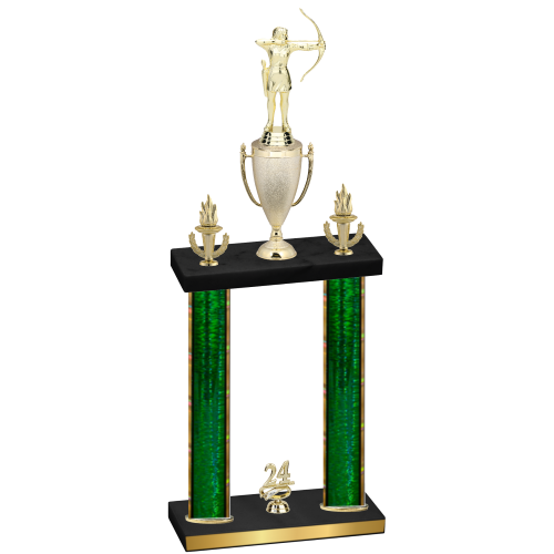 Double Green Glacier Year Archery Trophy