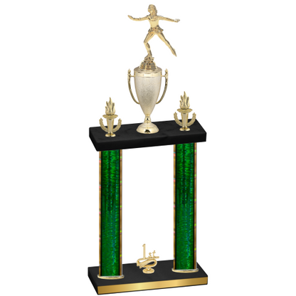 Double Green Glacier First Place Skater Trophy