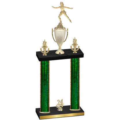 Double Green Glacier Year Skater Trophy
