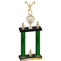 Double Green Glacier Victory Weights Trophy