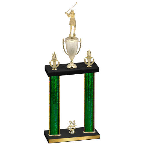 Double Green Glacier Year Golf Trophy