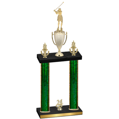 Double Green Glacier Year Golf Trophy