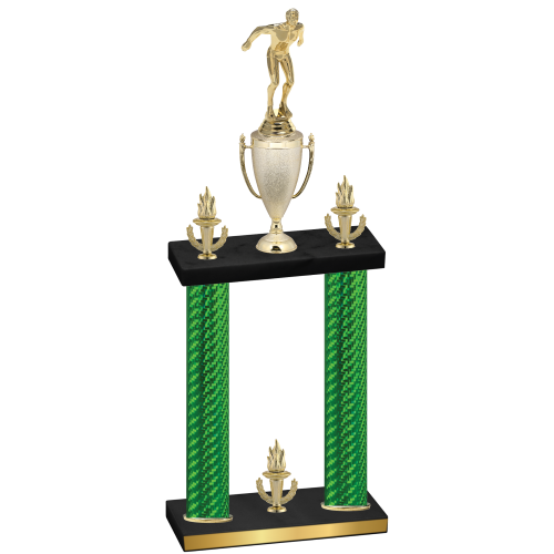 Double Green Carbon Fiber Victory Swimming Trophy