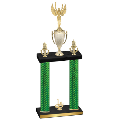 Double Green Carbon Fiber First Place Victory Trophy