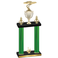 Double Green Carbon Fiber First Place Cars Trophy