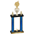 Double Blue Glacier First Place Volleyball Trophy