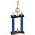 Double Blue Glacier Victory Swimming Trophy