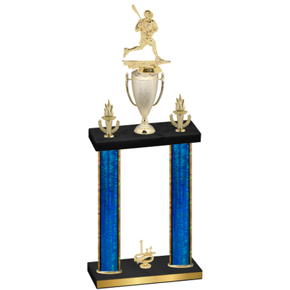 Double Blue Glacier First Place Lacrosse Trophy