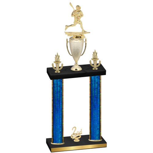 Double Blue Glacier Second Place Lacrosse Trophy