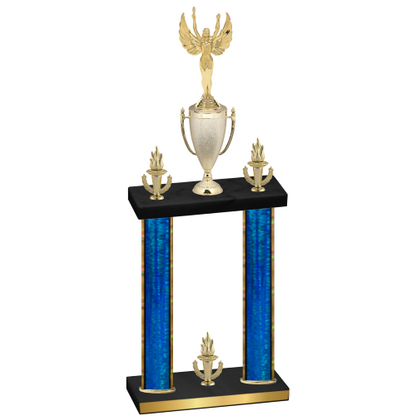 Double Blue Glacier Victory Victory Trophy