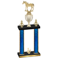 Double Blue Glacier Third Place Horses Trophy