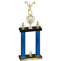 Double Blue Glacier Year Weights Trophy