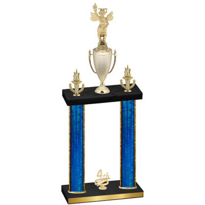 Double Blue Glacier Fourth Place Academics Trophy