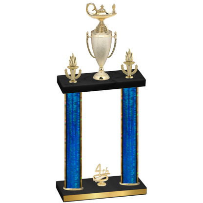 Double Blue Glacier Fourth Place Academics Trophy