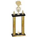 Double Gold Glacier Fourth Place Running Trophy