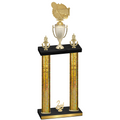 Double Gold Glacier Second Place Tennis Trophy