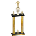 Double Gold Glacier Victory Wrestling Trophy